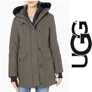 UGG Adirondack Waterproof Hooded Down Parka with Vest*NWT